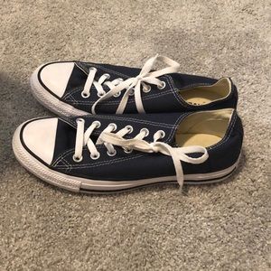Navy Low Top Converse